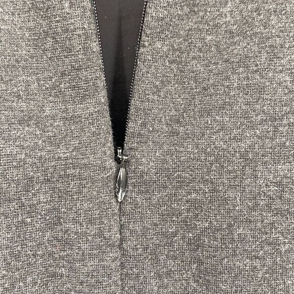 Trina Turk Grey‎ Stretch Knit A-Line Above Knee Dress  size Large - Picture 9 of 11